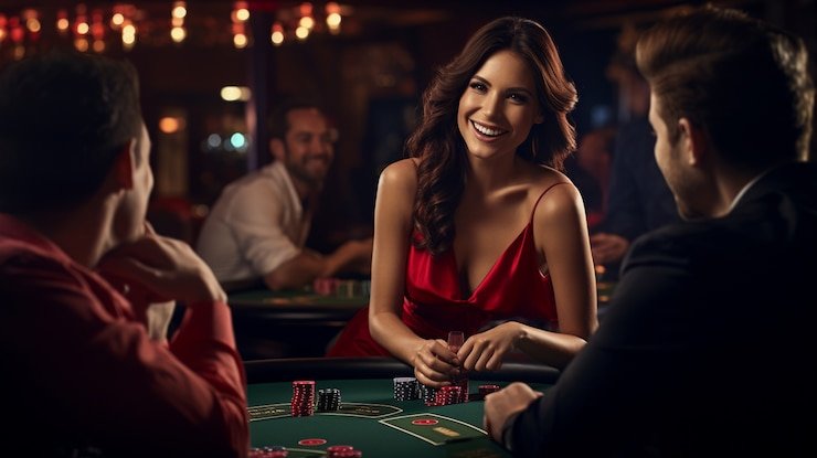 Free-play payout table and game information display